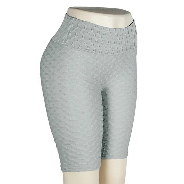 Textured Push Up Fitness Shorts